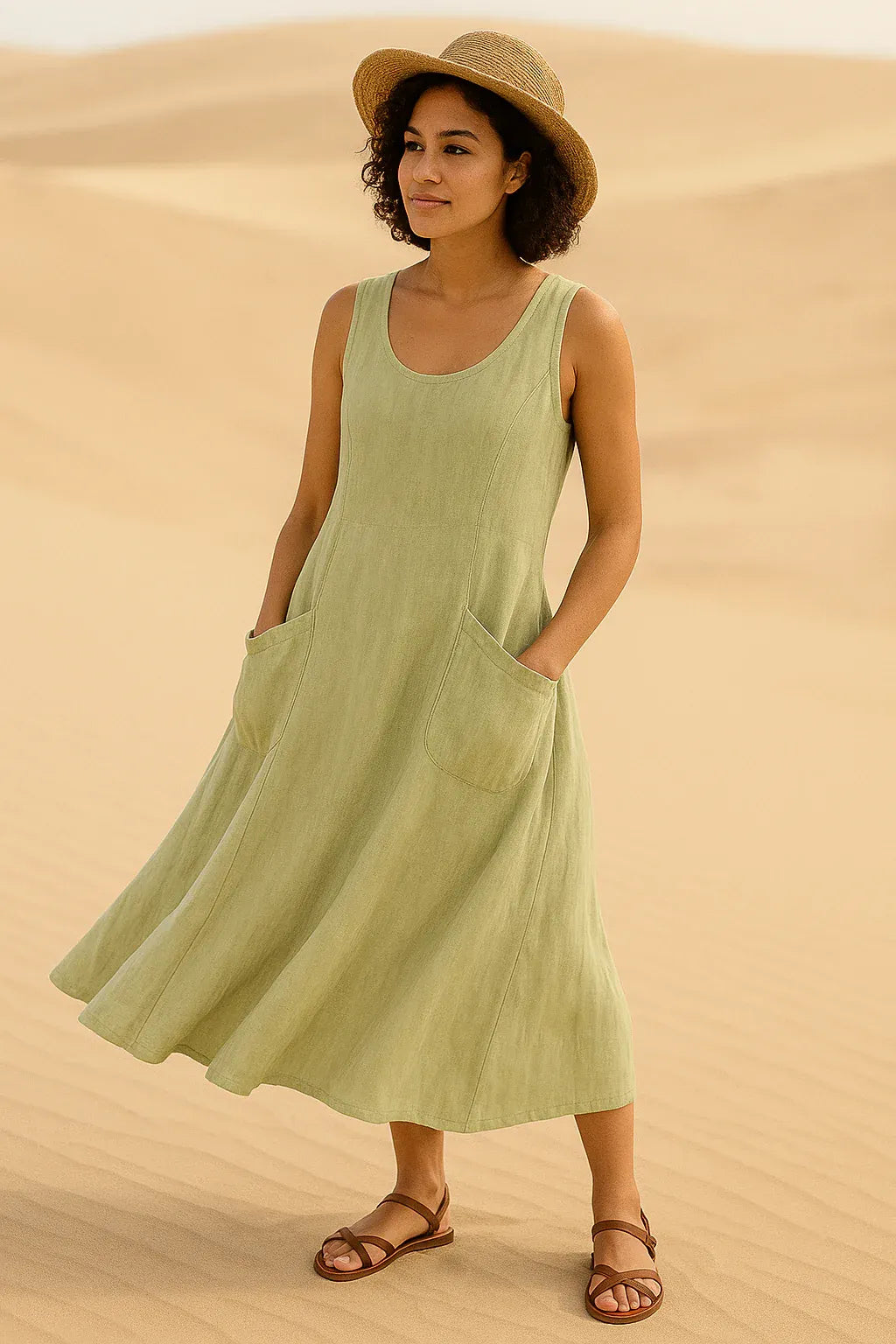 Vestido Belina - Elegancia Casual con bolsillos