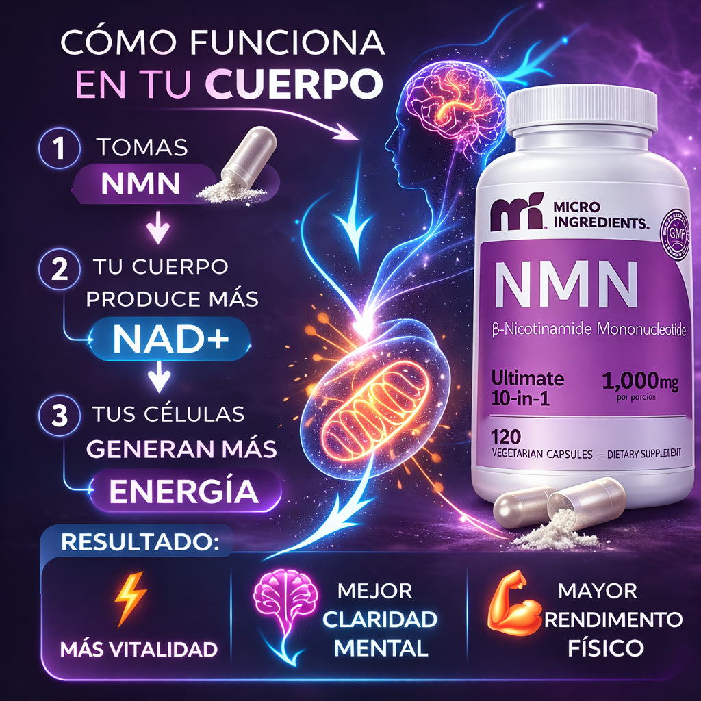 VitaNova NAD+ – Activador de Energía Celular.