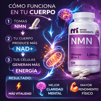 VitaNova NAD+ – Activador de Energía Celular.
