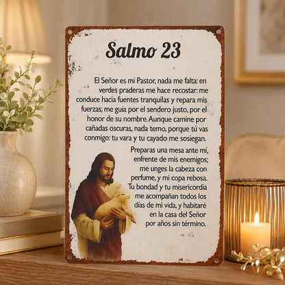 El Señor Es Mi Pastor Placa de fe y proteccion Salmo 23 🕊️