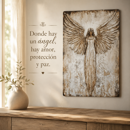 Placa Ángel Guardián™ – Protección para el Hogar 👼
