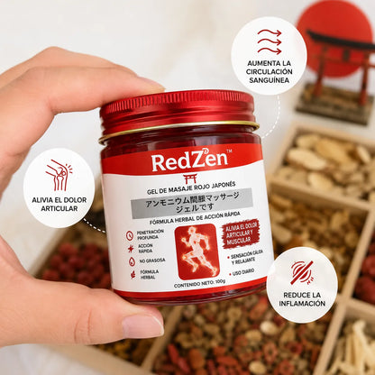 RedZen™ – Gel Japonés de Acción Rápida para el alivio del dolor articular y muscular