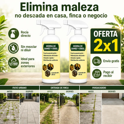 Herbicida CortaMaleza Pro™ 2x1 – Herbicida para Maleza y Pasto No Deseado