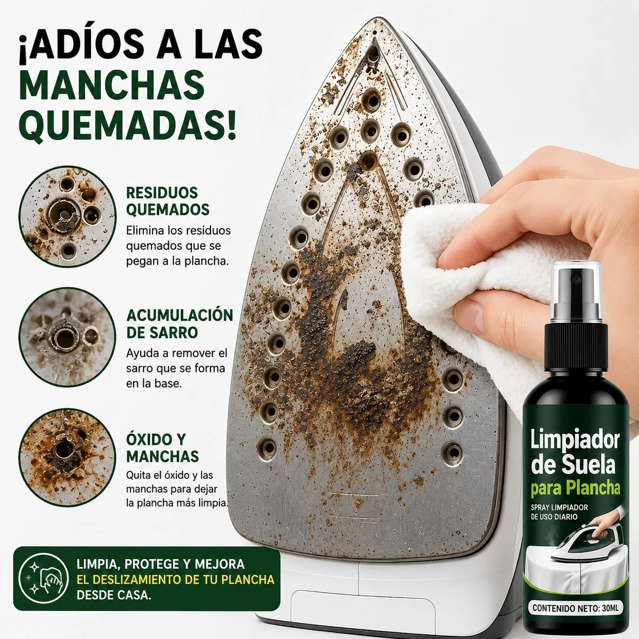 Aerosol Renovador para Suela de Plancha | Oferta 2x1