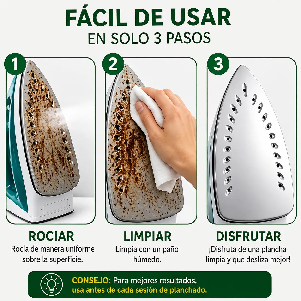 Aerosol Renovador para Suela de Plancha | Oferta 2x1