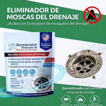 Polvo matamoscas de drenaje