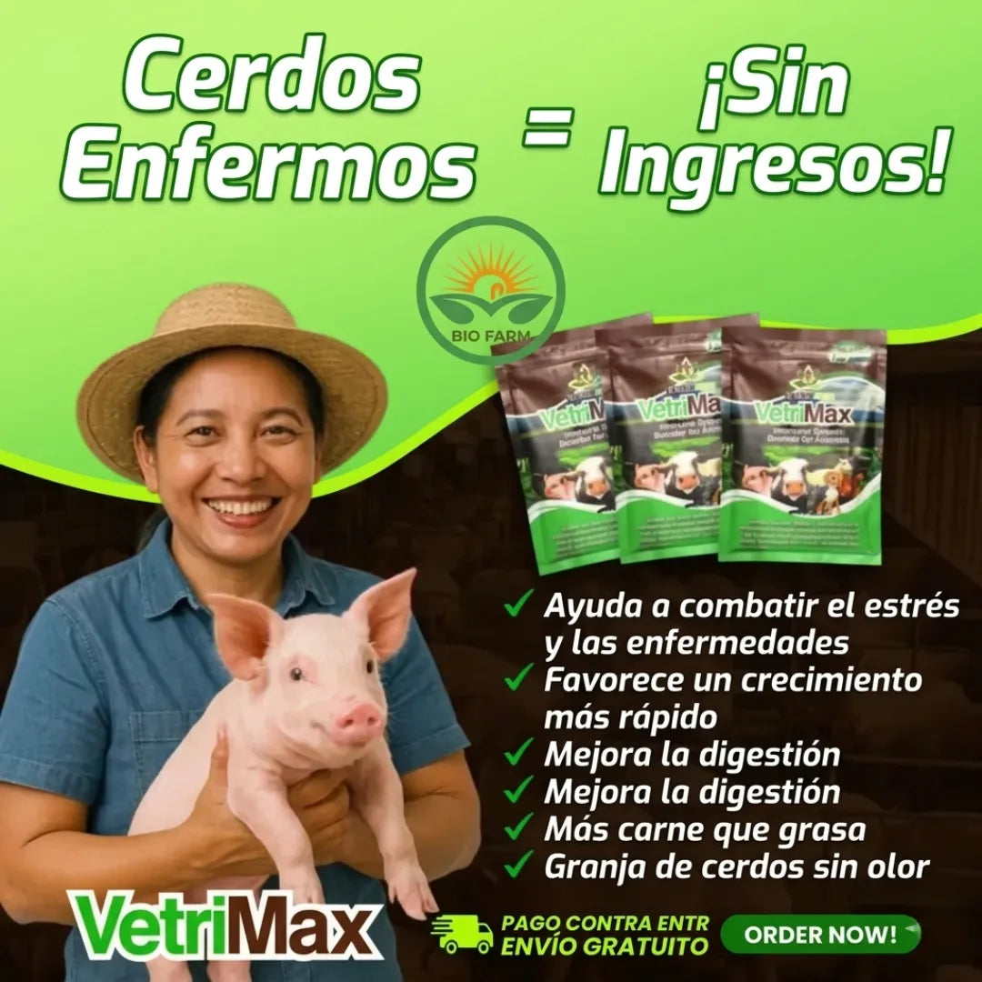 🐷 Vetrimax Forte™ – Refuerzo Nutricional para Animales - Compra 2 recibe 3