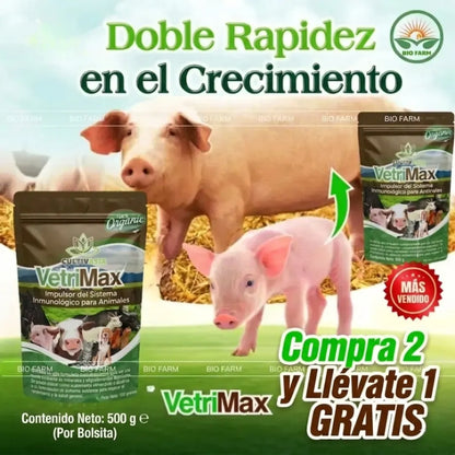 🐷 Vetrimax Forte™ – Refuerzo Nutricional para Animales - Compra 2 recibe 3