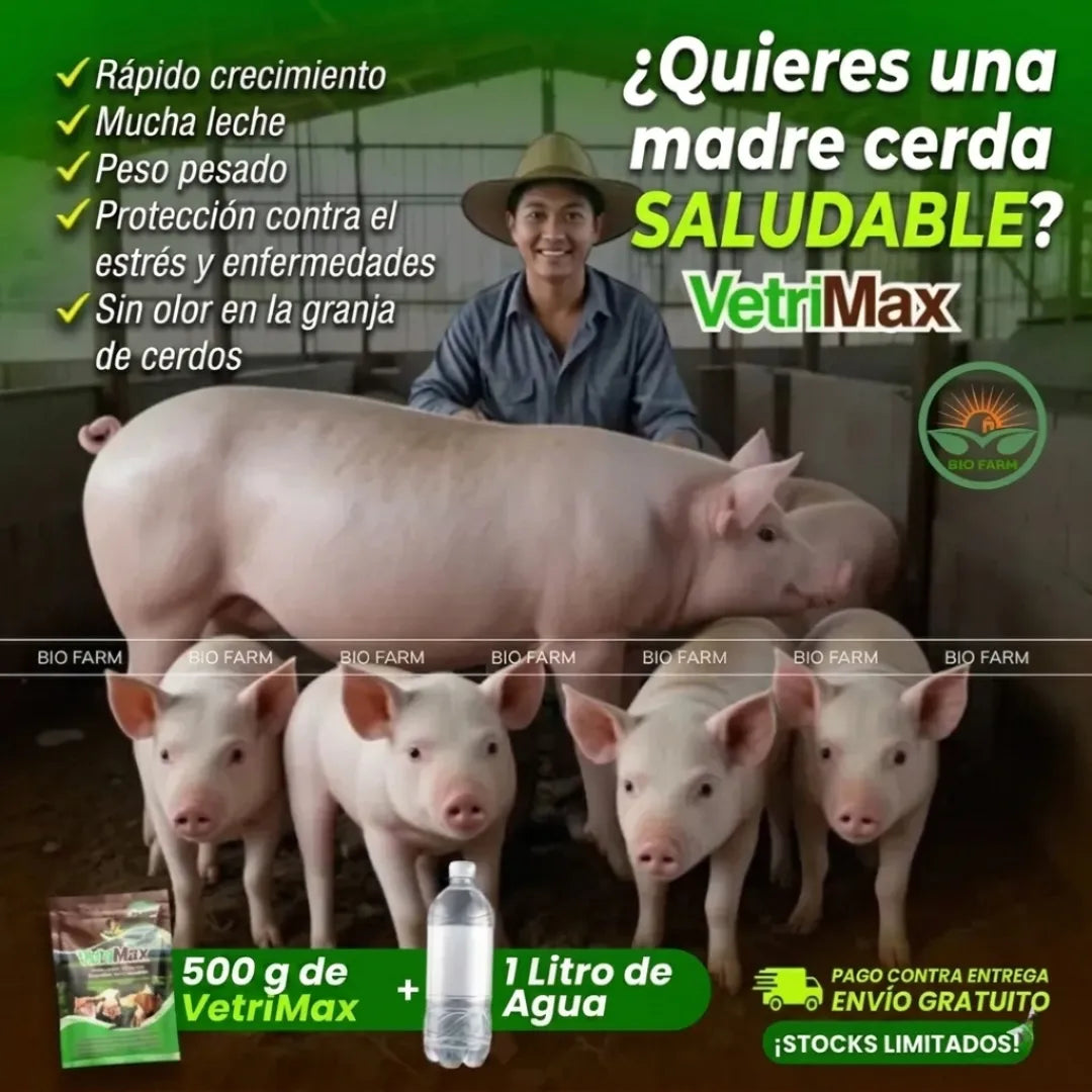🐷 Vetrimax Forte™ – Refuerzo Nutricional para Animales - Compra 2 recibe 3