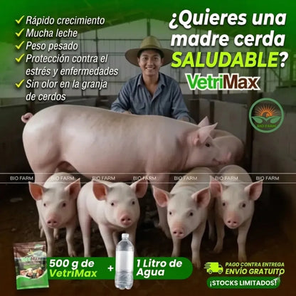 🐷 Vetrimax Forte™ – Refuerzo Nutricional para Animales - Compra 2 recibe 3
