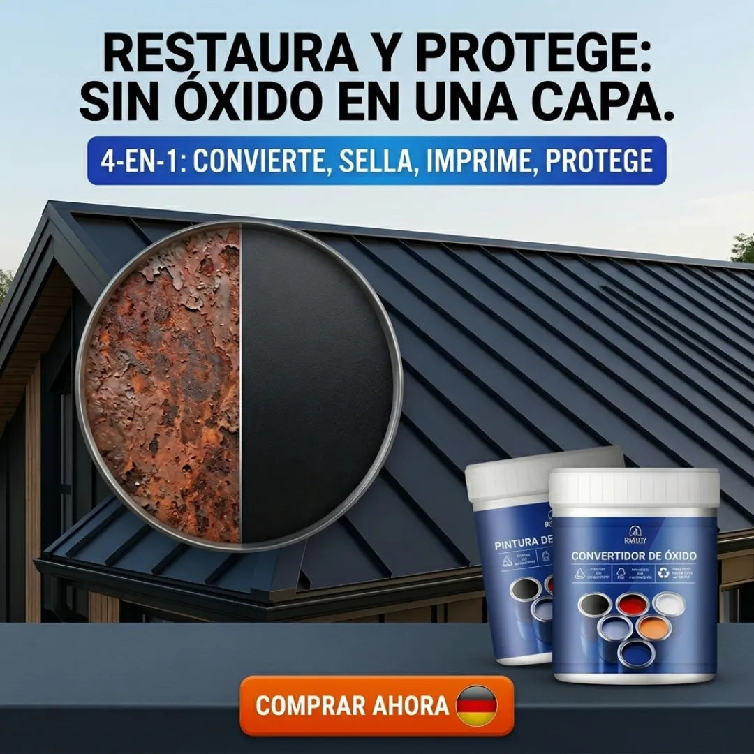 Pintura antioxidante para metal 4 en 1 l 500 gr