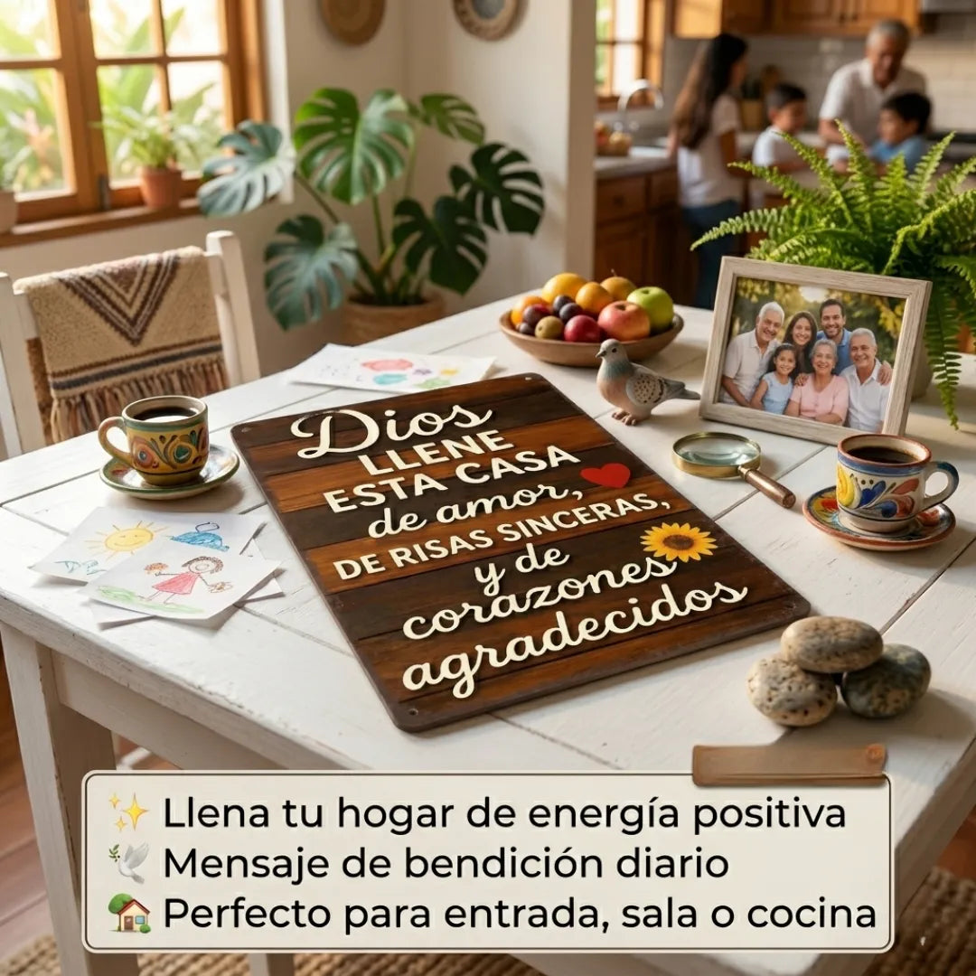 Hogar Bendito – Placa de Fe y Protección™