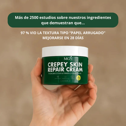 Crema reparadora para piel crepey