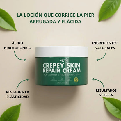 Crema reparadora para piel crepey