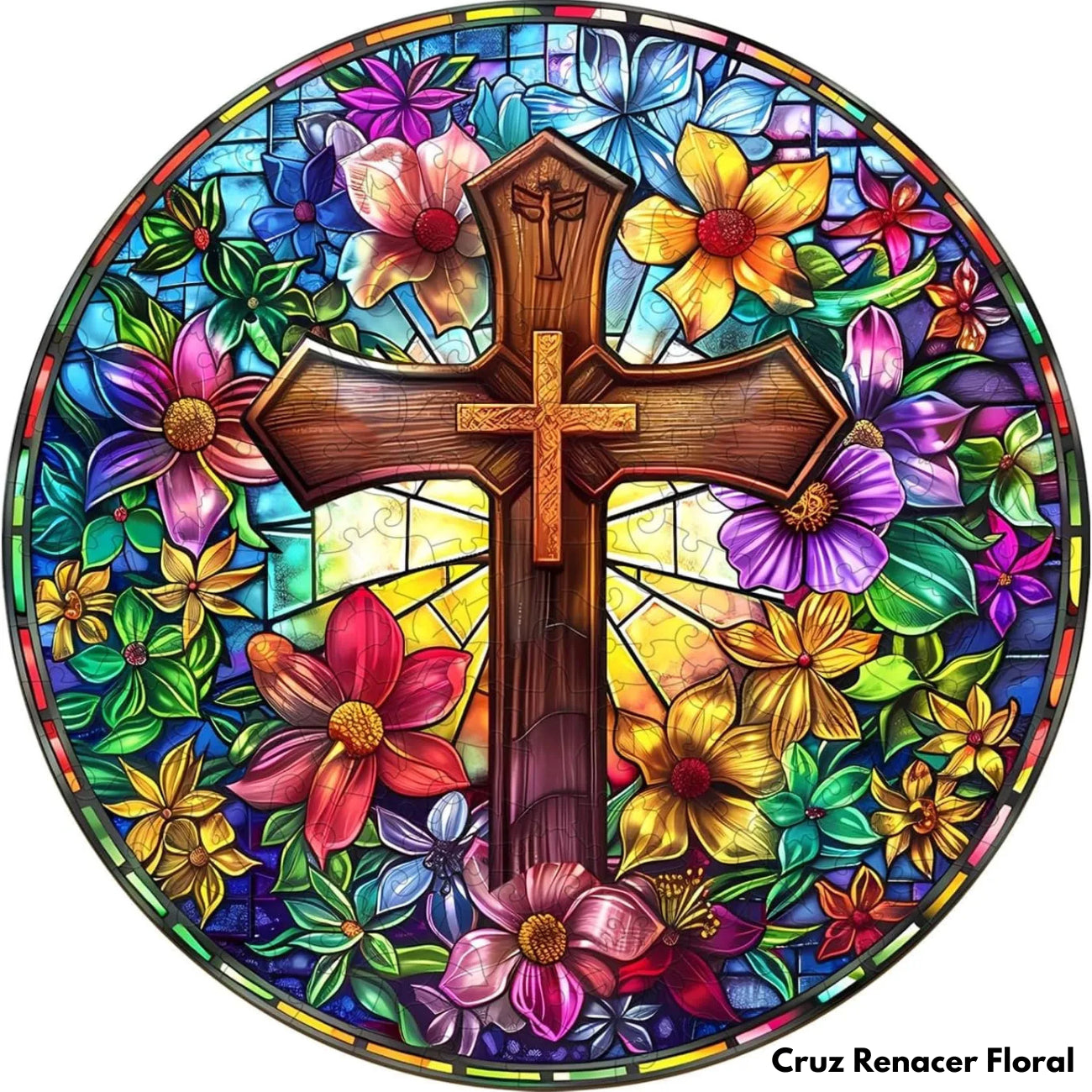 ✝ Rompecabezas Camino de Fe – Cruz de bendición 🕊