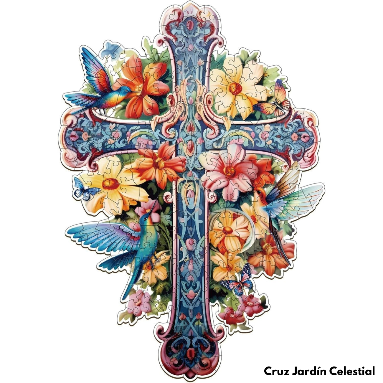 ✝ Rompecabezas Camino de Fe – Cruz de bendición 🕊