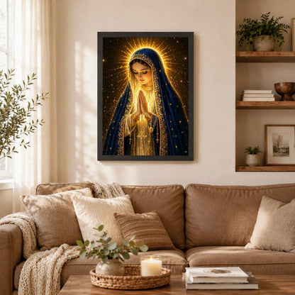 Santísima Virgen María Luz Divina™ – Cuadro de Fe