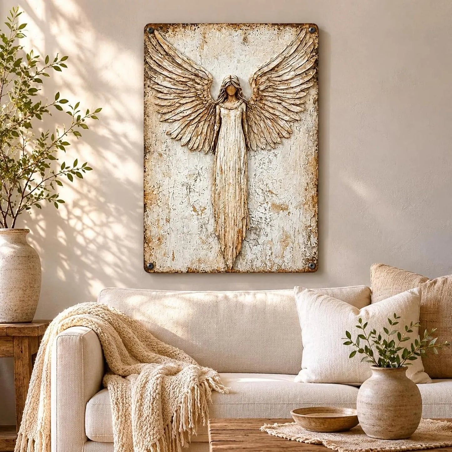 Placa Ángel Guardián™ – Protección para el Hogar 👼