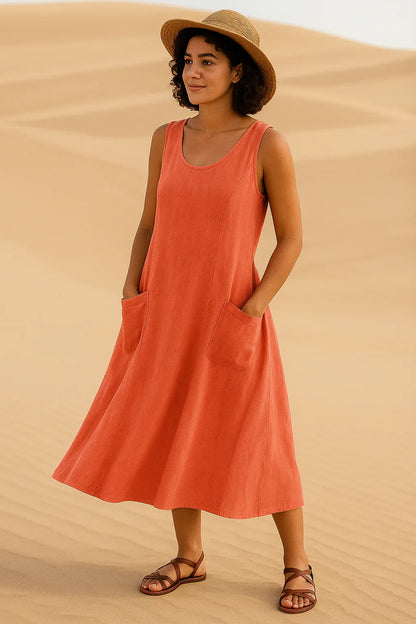 Vestido Belina - Elegancia Casual con bolsillos