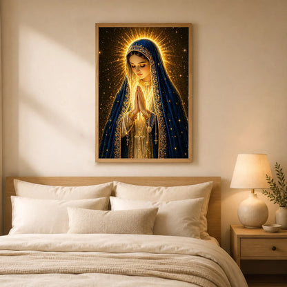 Santísima Virgen María Luz Divina™ – Cuadro de Fe